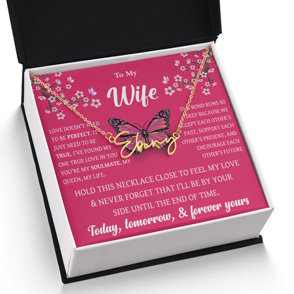 Personalized Name Necklace – Meaningful Gift for Wife