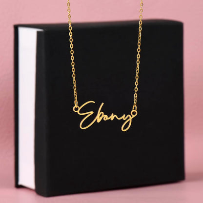 Personalized Name Necklace – Heartfelt Gift for Daughter from Dad