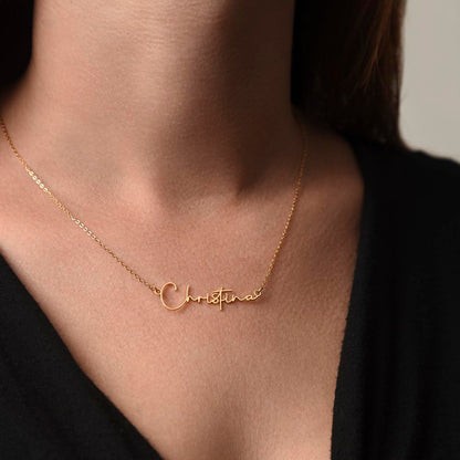 Personalized Name Necklace – Heartfelt Gift for Daughter from Dad