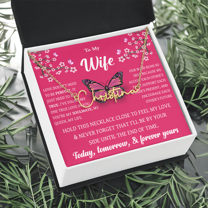 Personalized Name Necklace – Meaningful Gift for Wife