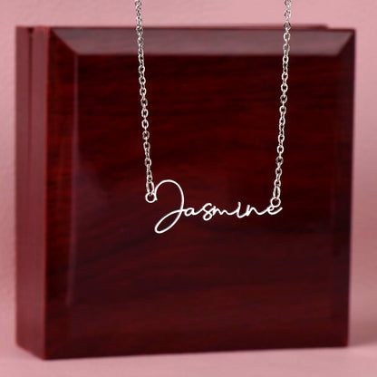Personalized Name Necklace – Heartfelt Gift for Daughter from Dad