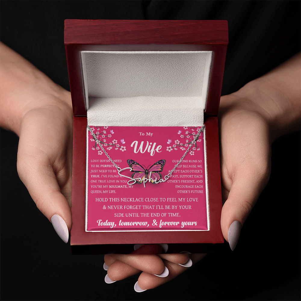 Personalized Name Necklace – Meaningful Gift for Wife