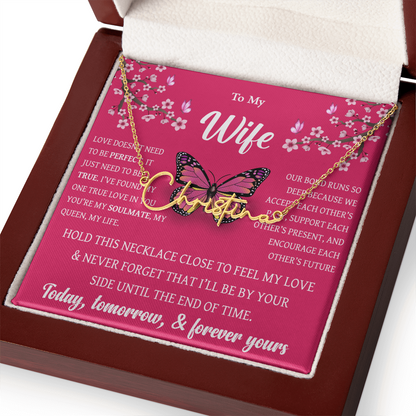 Personalized Name Necklace – Meaningful Gift for Wife