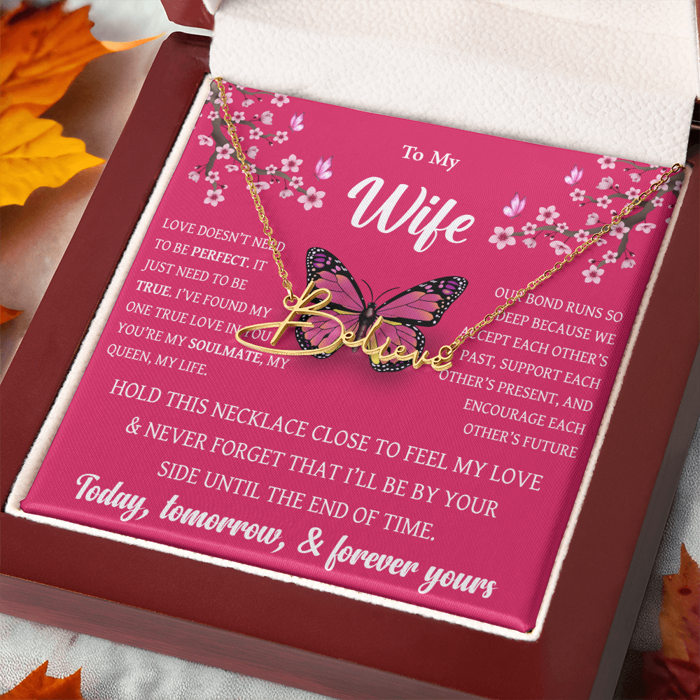 Personalized Name Necklace – Meaningful Gift for Wife
