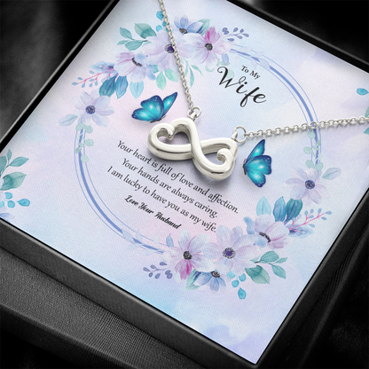 Endless Love Infinity Heart Necklace | Gift for Wife