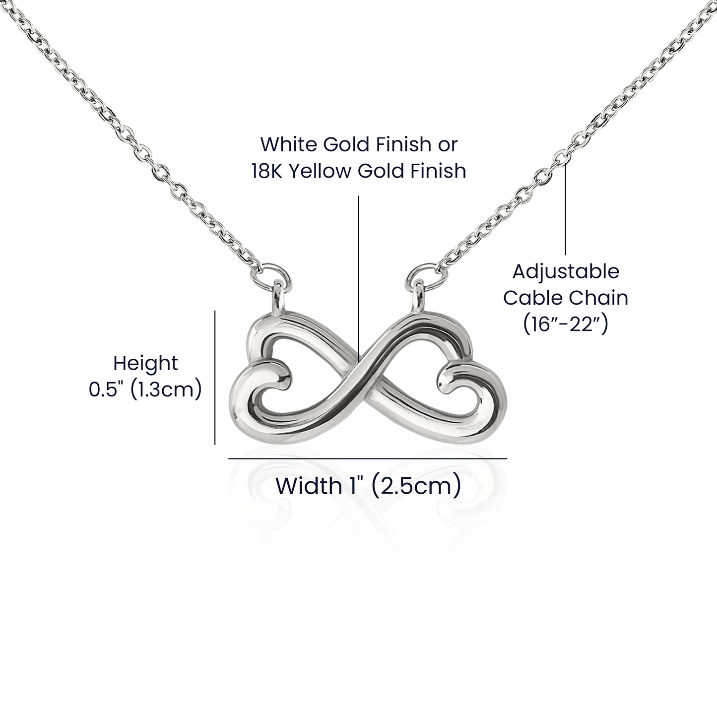 Endless Love Infinity Heart Necklace | Gift for Wife