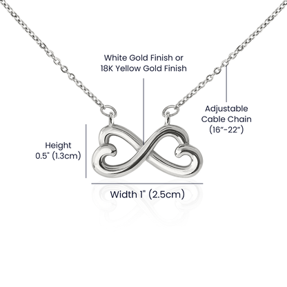 Endless Love Infinity Heart Necklace | Gift for Wife