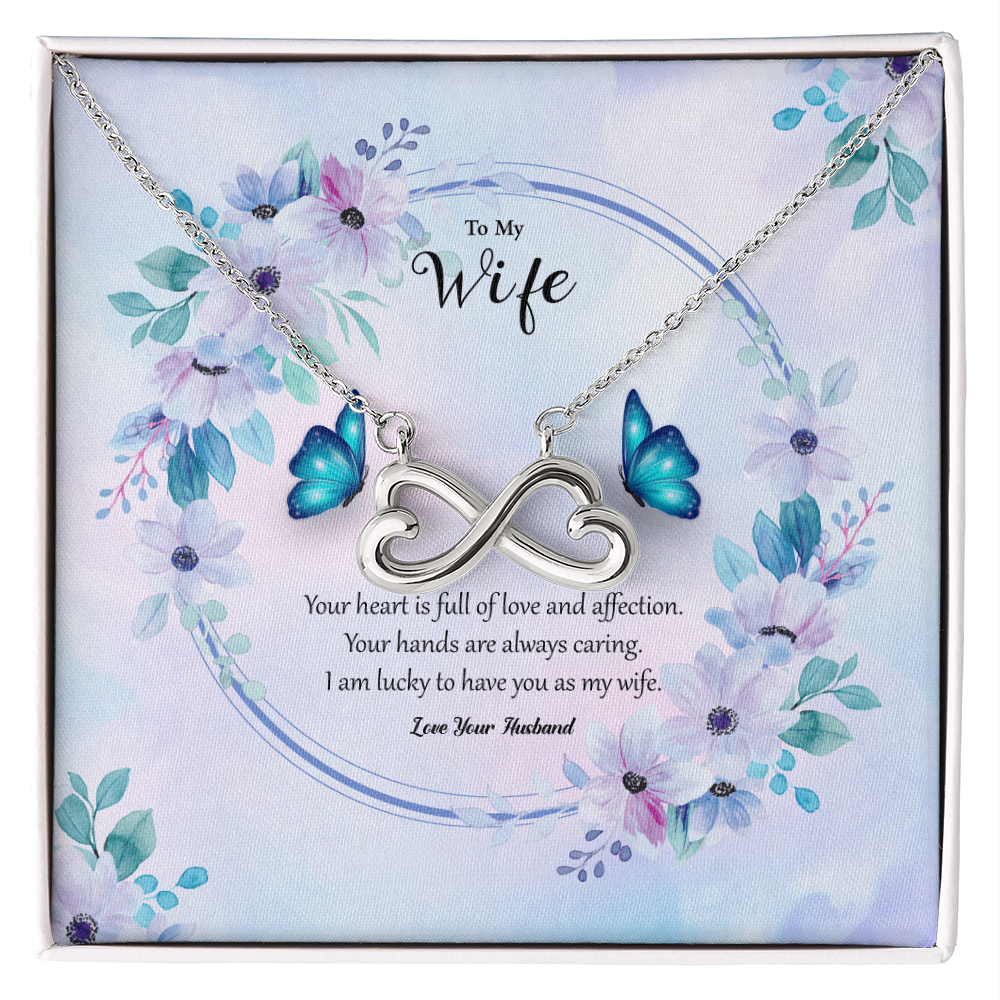 Endless Love Infinity Heart Necklace | Gift for Wife