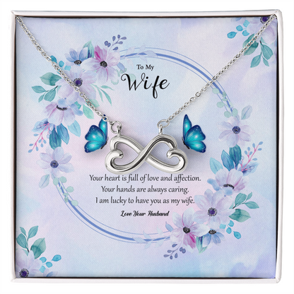 Endless Love Infinity Heart Necklace | Gift for Wife