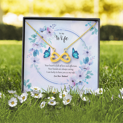 Endless Love Infinity Heart Necklace | Gift for Wife