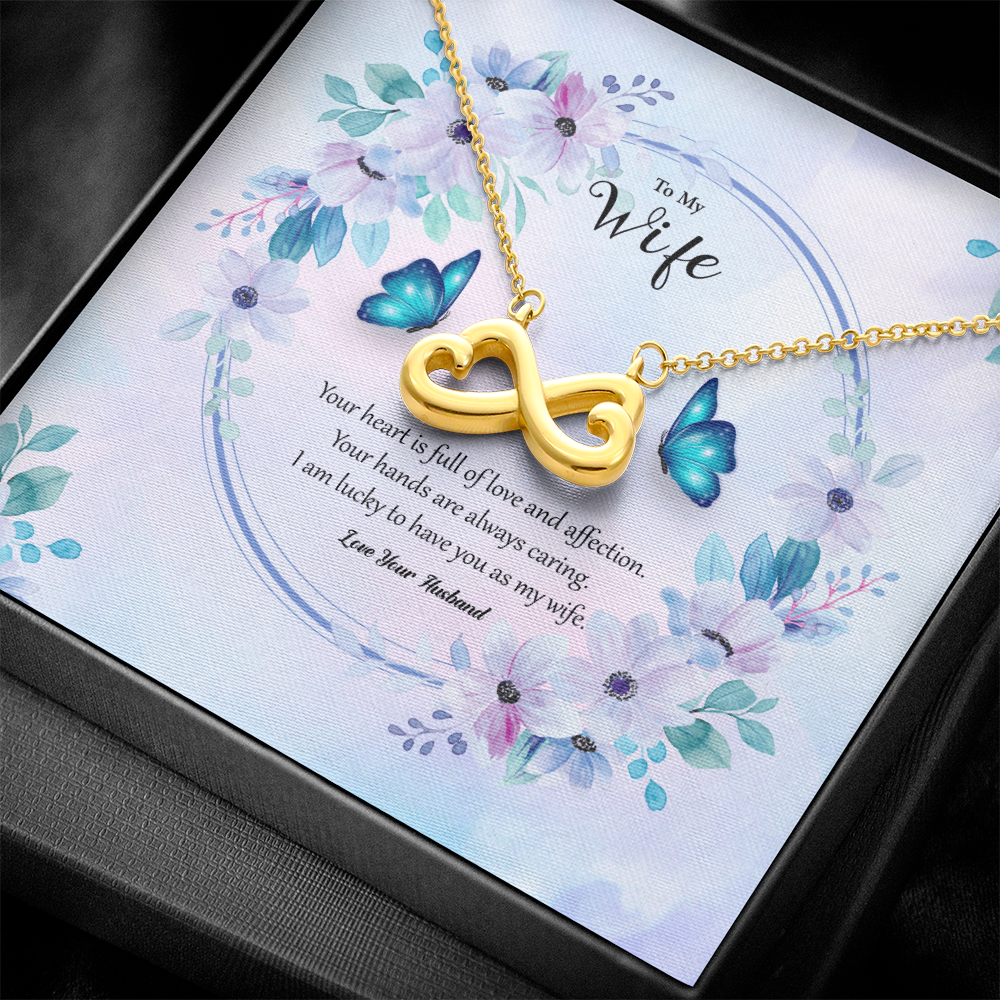Endless Love Infinity Heart Necklace | Gift for Wife